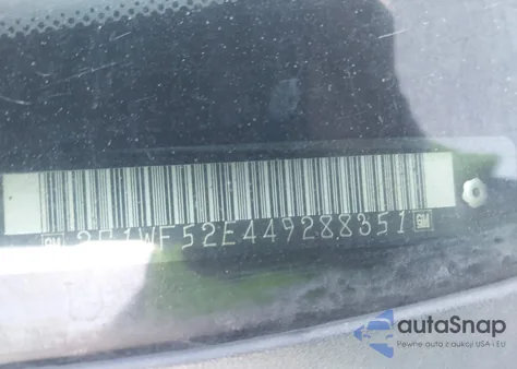 2004 Chevrolet Impala z USA, uszkodzony, nr VIN 2G1WF52E449288351